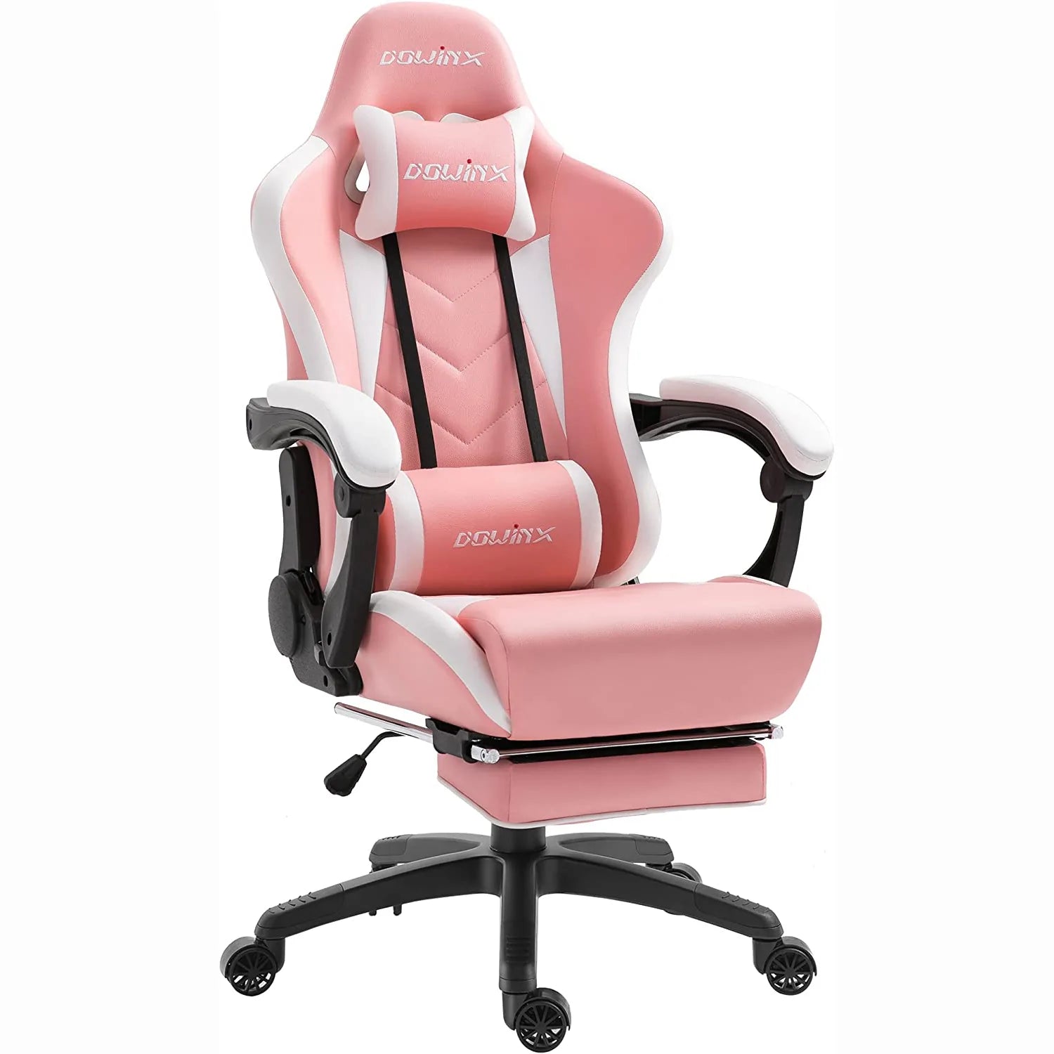Silla de cuero gamer con vibrador en espalda baja