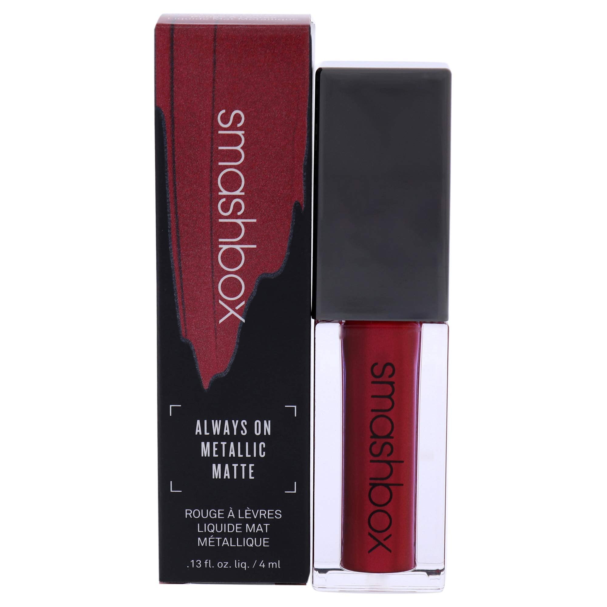 Always On Longwear Metalic Liquid Lipstick - Labial metálico rojo