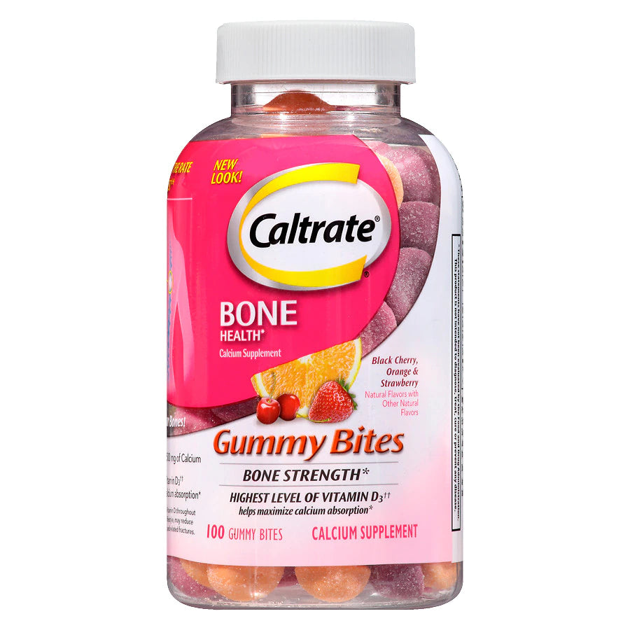 Suplemento Gummy Bites Calcio y Vitamina D 600+D3