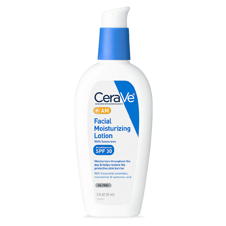 AM Face Moisturizer SPF 30 Oil-Free Cream with Sunscreen