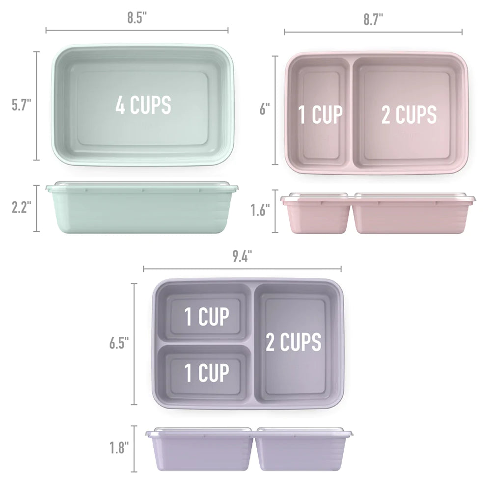 Bentgo Prep 60-Piece Meal Prep Kit