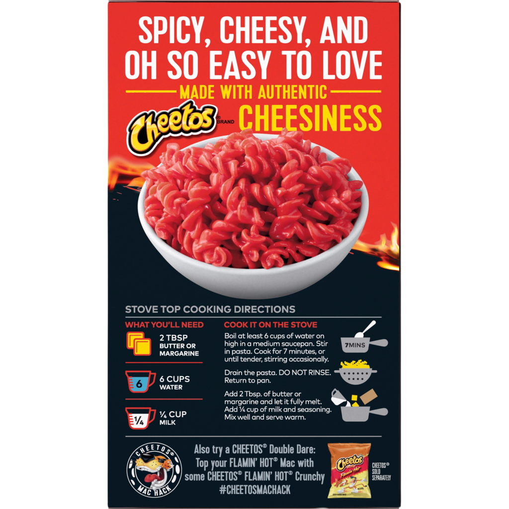 Mac'n Cheese Sabor Cheetos Flamin Hot