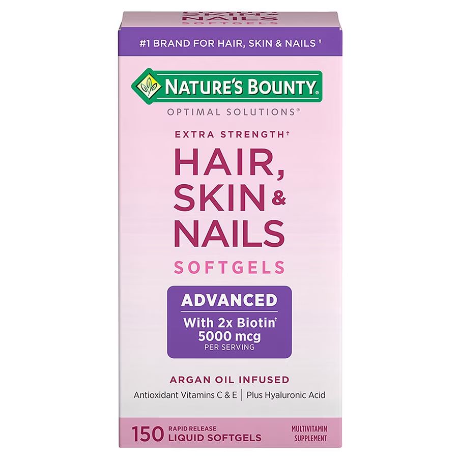 Extra Strength Hair, Skin & Nails Softgels