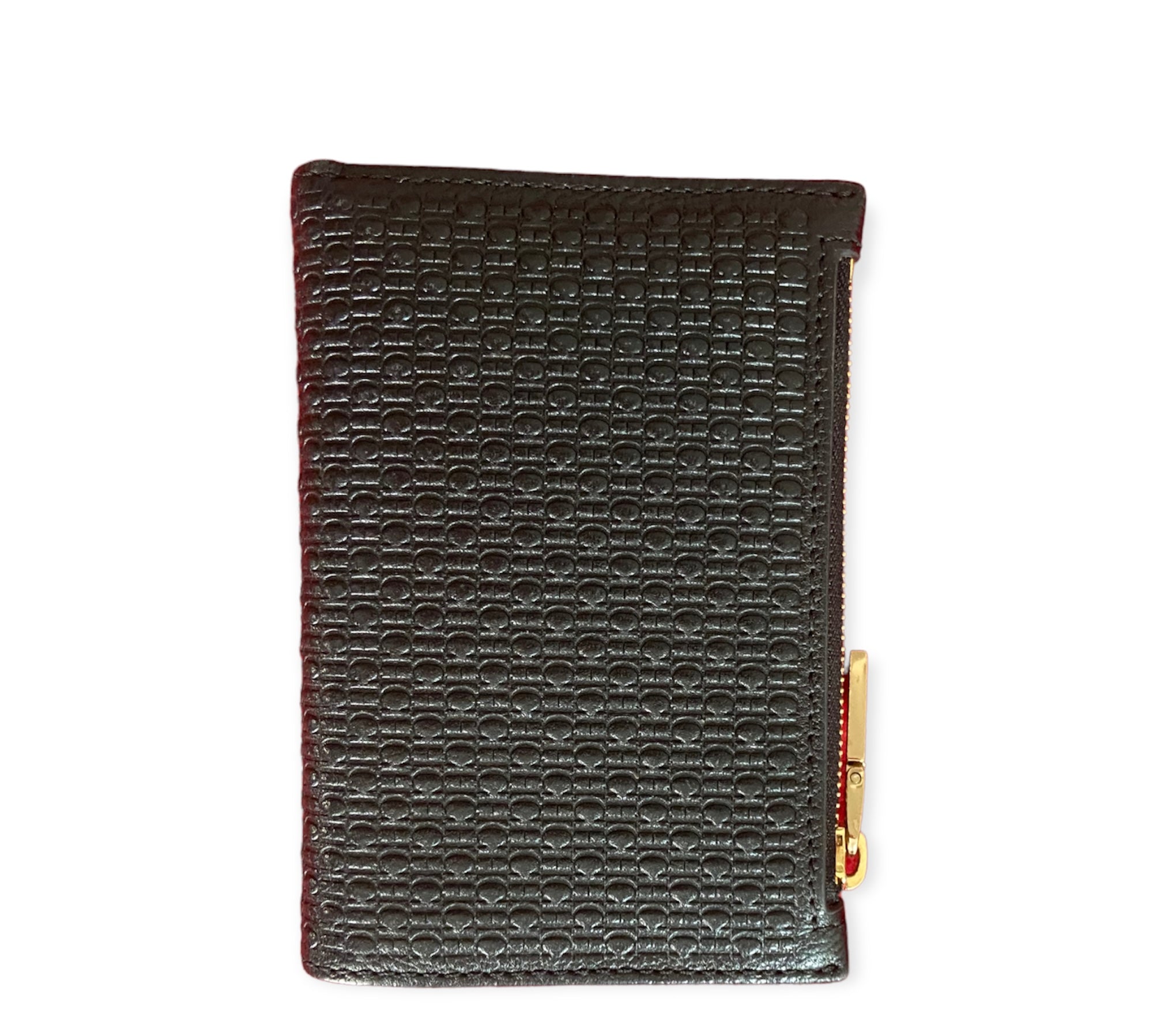 Cartera doblada con monedero