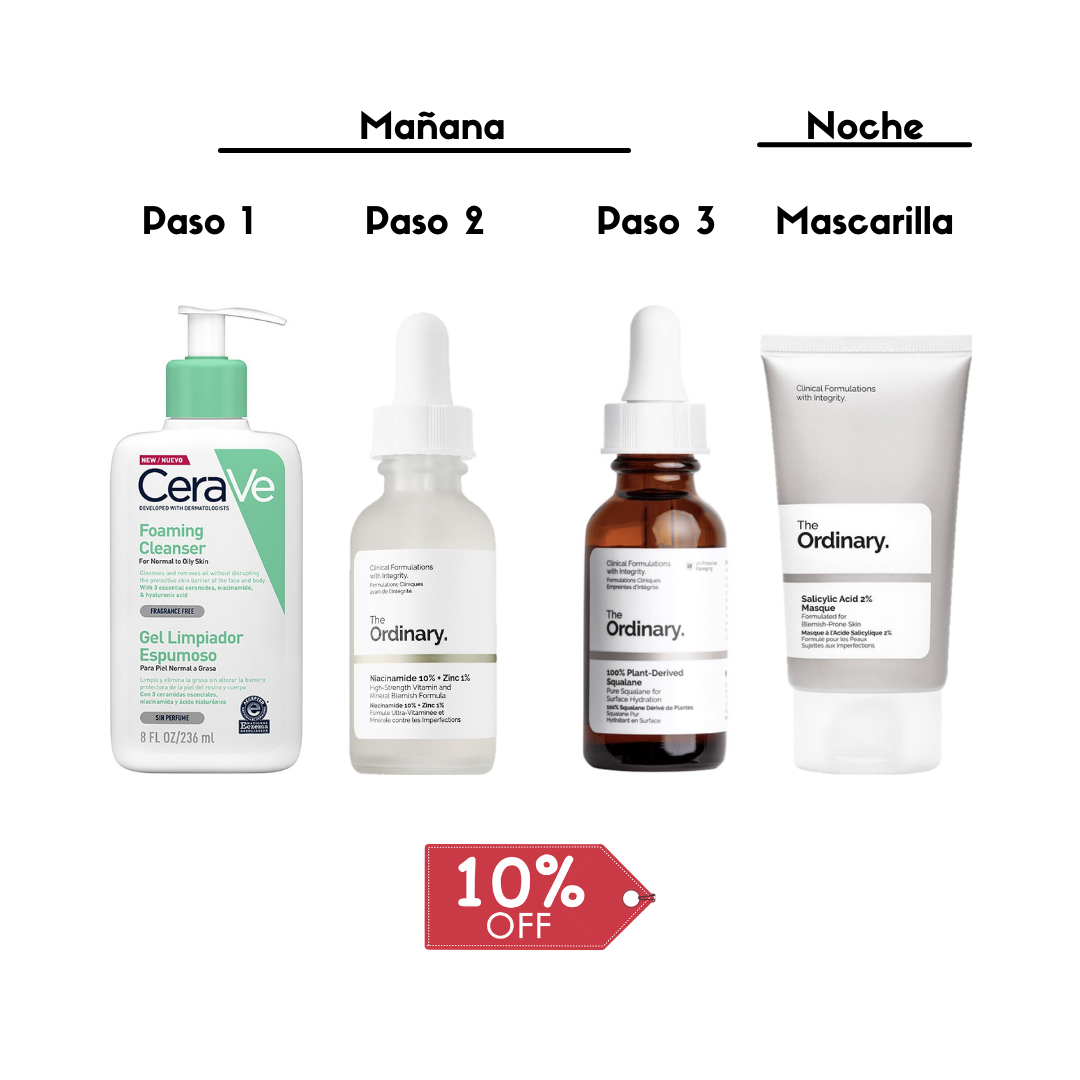 Rutina para piel grasa