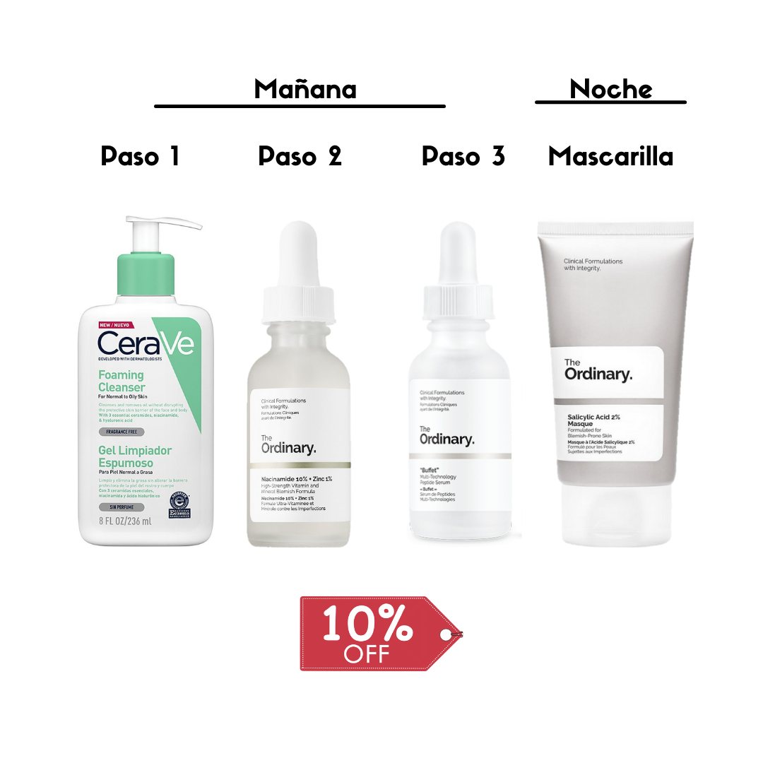 Rutina para piel grasa