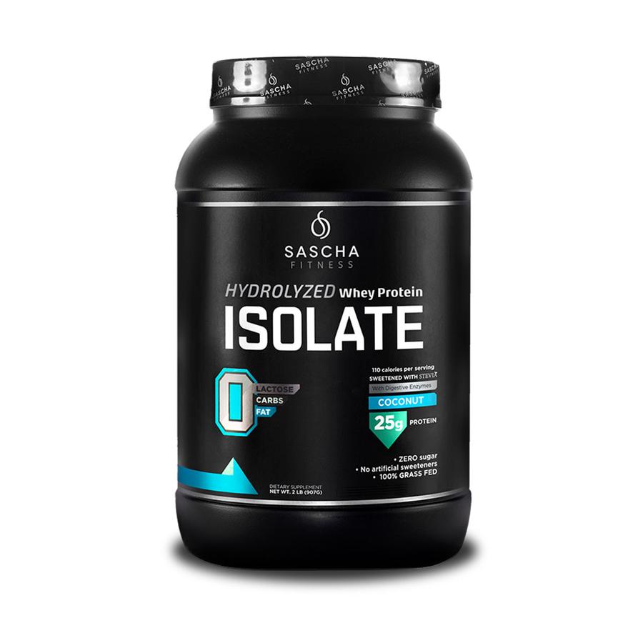 Sascha Fitness - Hydrolyzed Whey Protein Isolate Coconut | Ganar Músculo