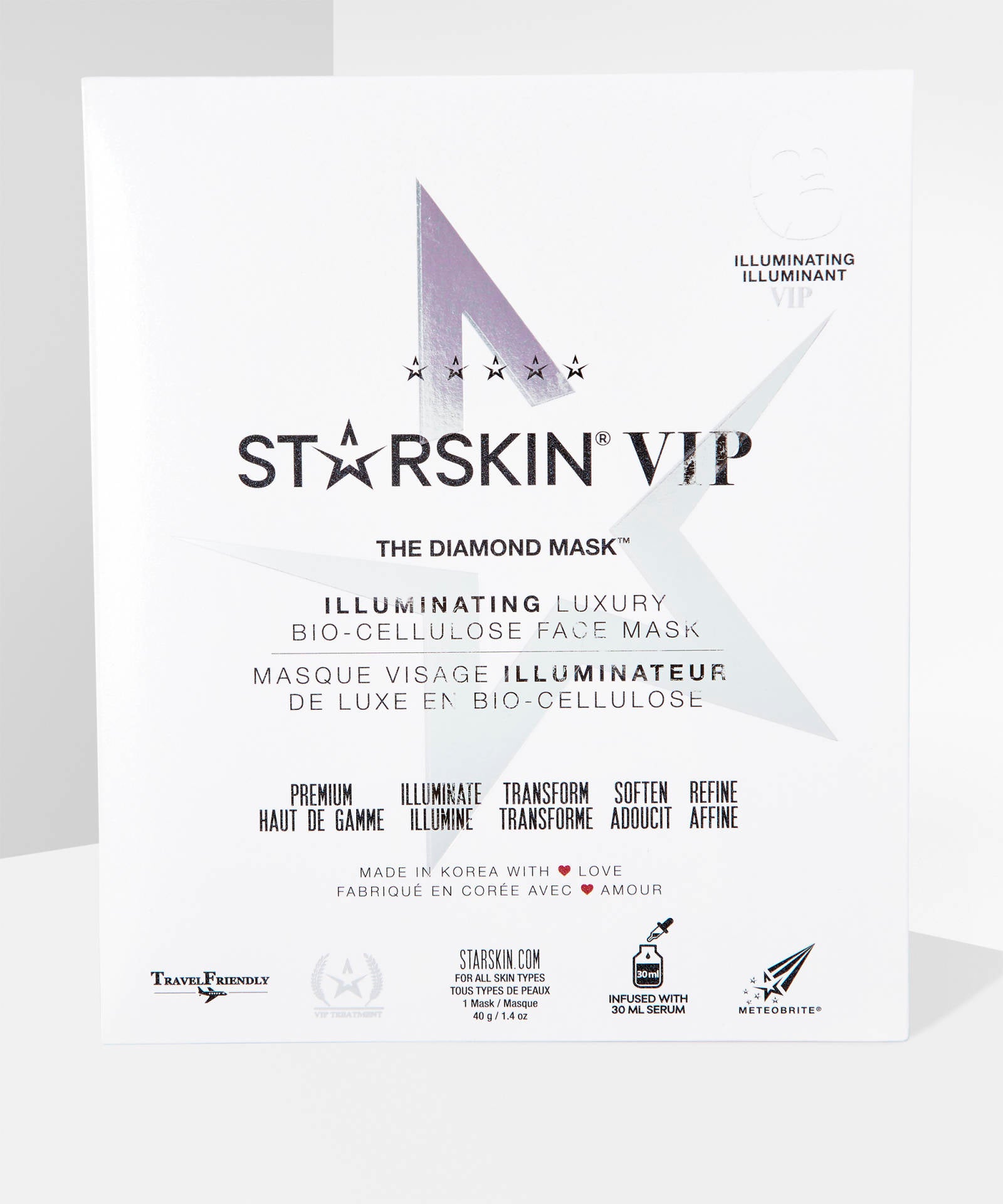 Starskin Vip Luxury Cream Coated Sheet Face Mask