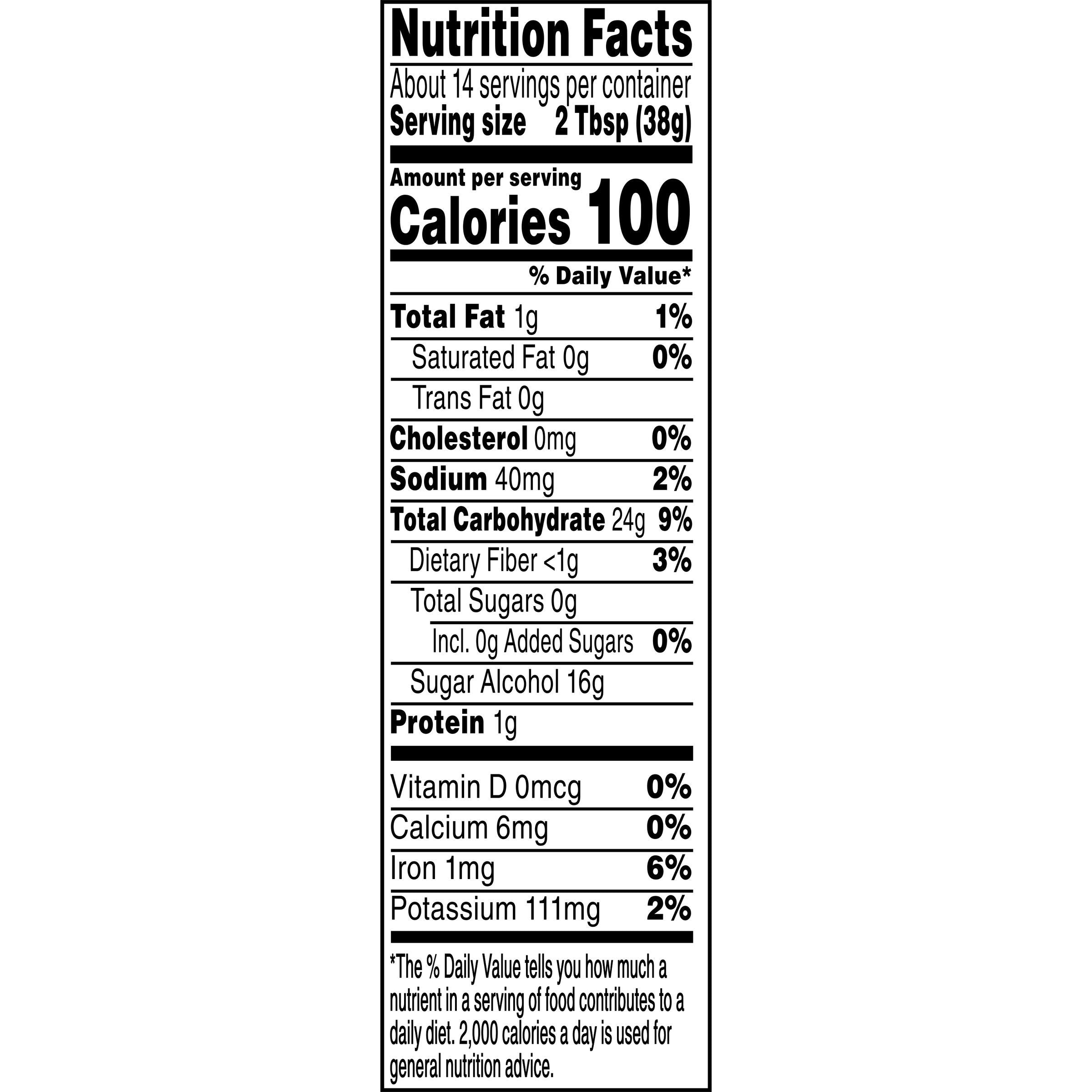 Sugar Free Chocolate Flavored Syrup