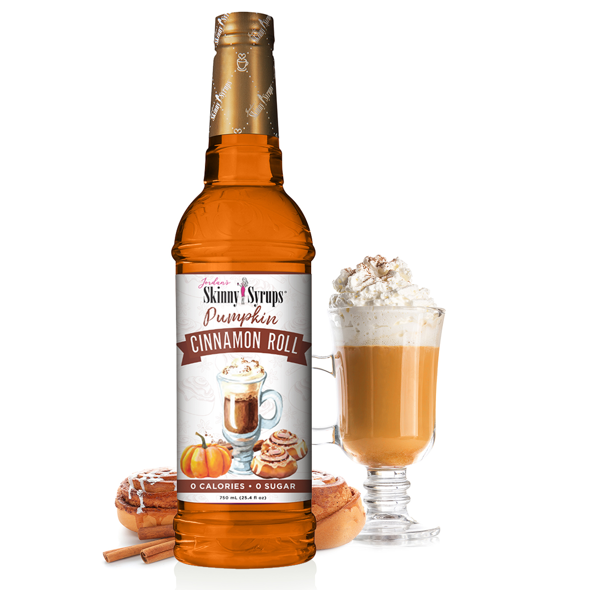 Sugar Free Pumpkin Cinnamon Roll Syrup
