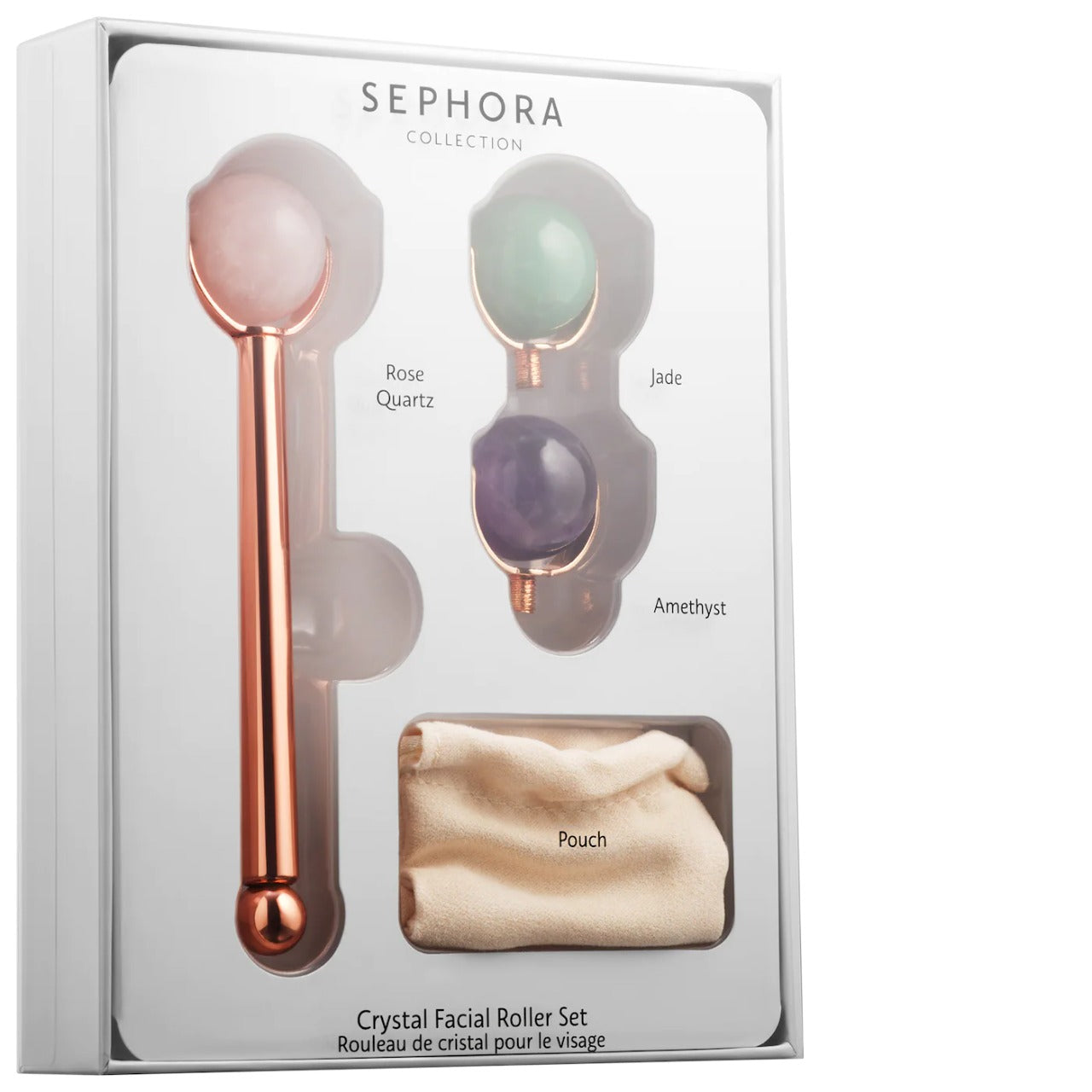 Sephora Collection Crystal Facial Roller Set Rodillo de jade