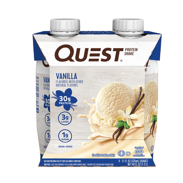 Quest Nutrition Ready To Drink Protein Shake - Vanilla