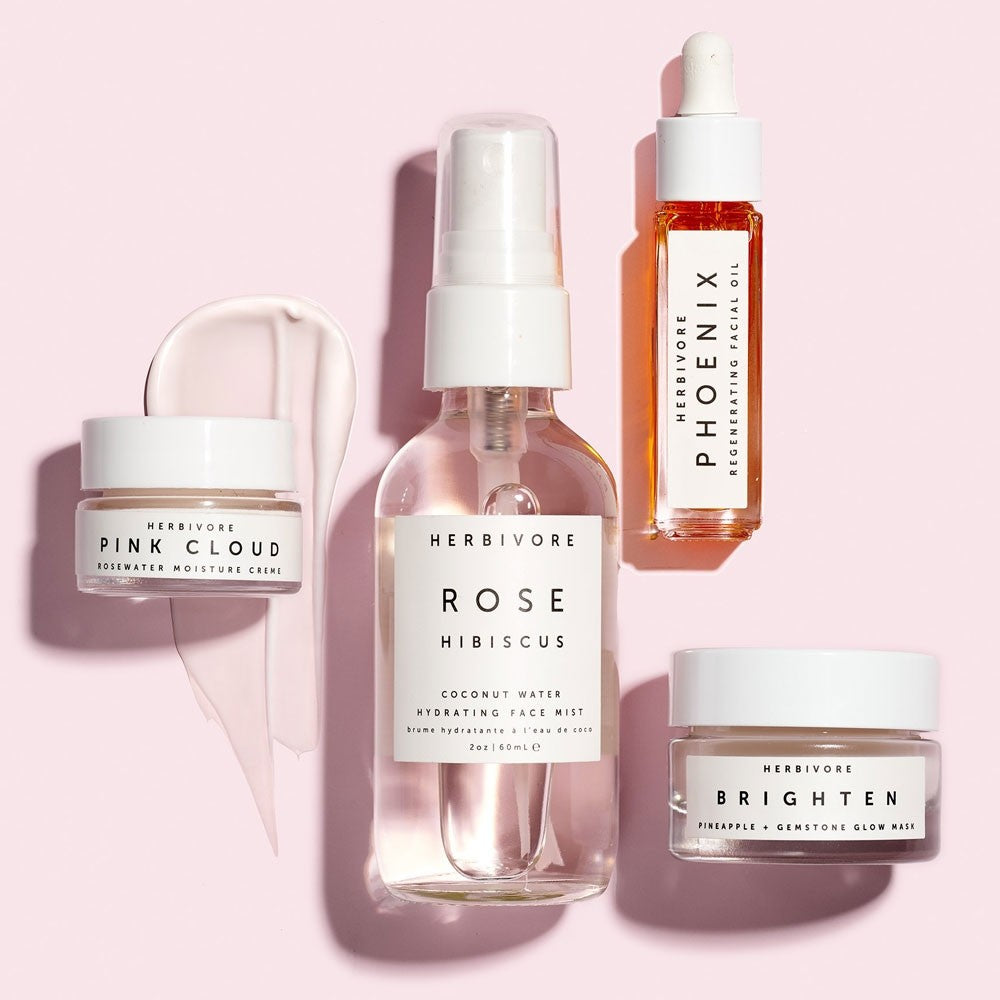 Hydrate + Glow Natural Skincare Mini Collection HERBIVORE - Beauty Box Mérida