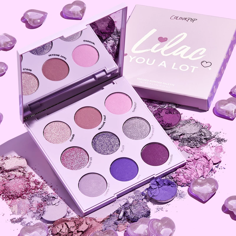 Colourpop - Lilac You A Lot Eyeshadow Palette | Paleta de sombras Lila con Estilo