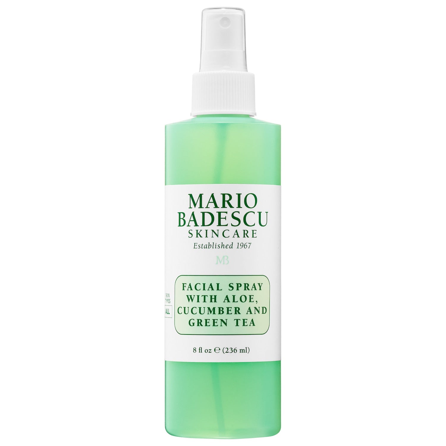 Facial Spray with Aloe, Cucumber and Green Tea