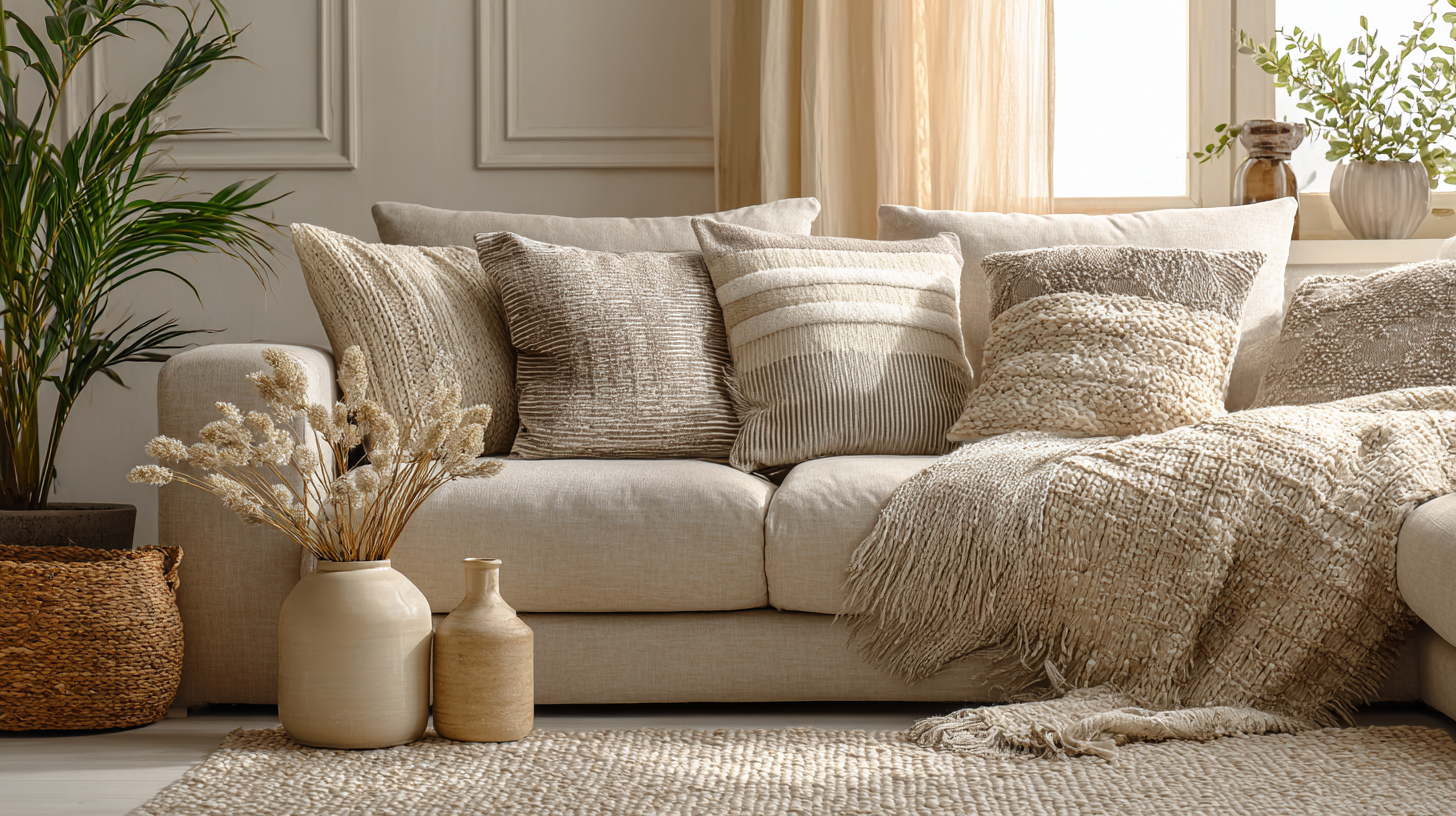 Textiles para el hogar en México: cojines, mantas, tapetes y accesorios decorativos que transforman tu sala y recámara con estilo y elegancia.