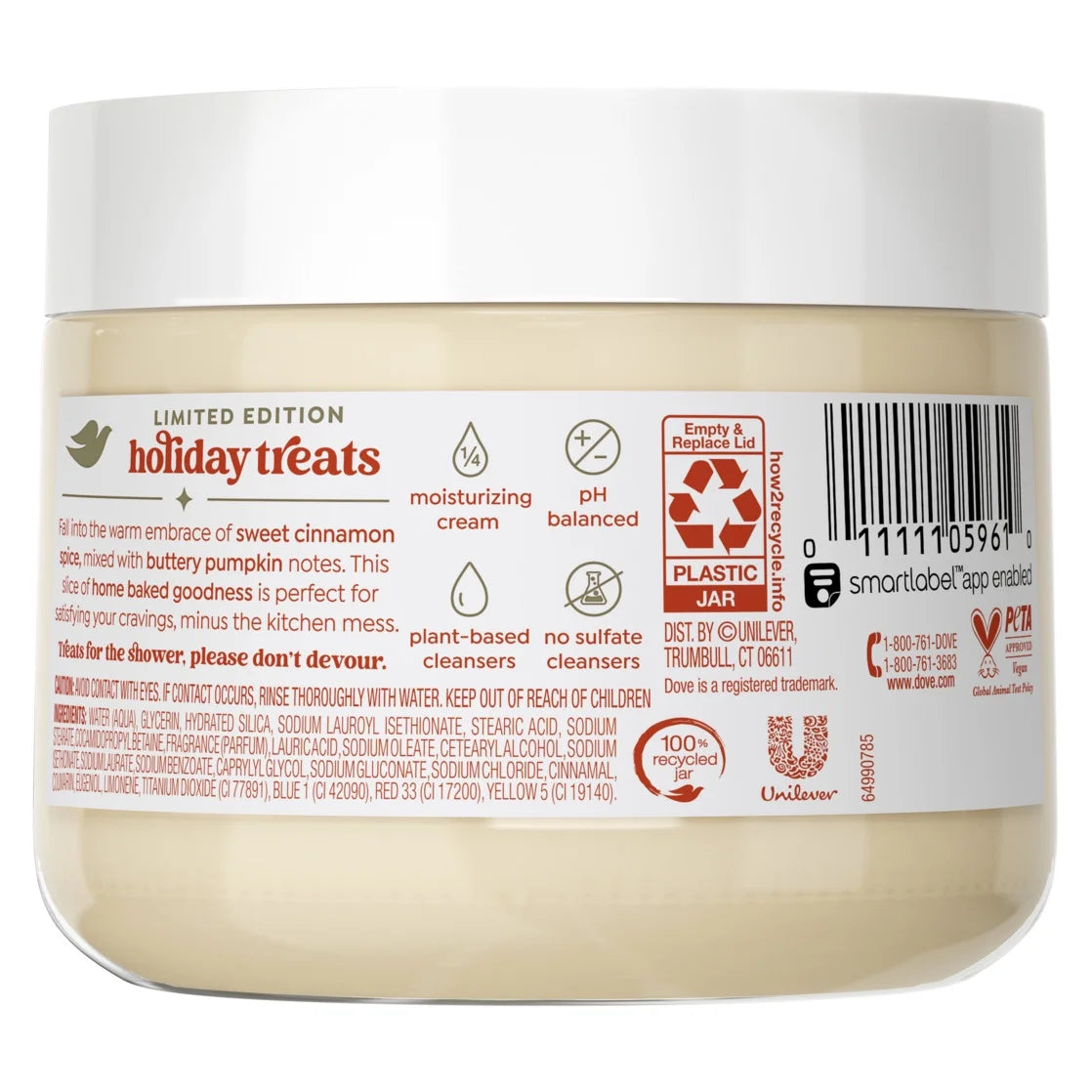 Holiday Treats Exfoliating Body Scrub Cinnamon Pumpkin Pie