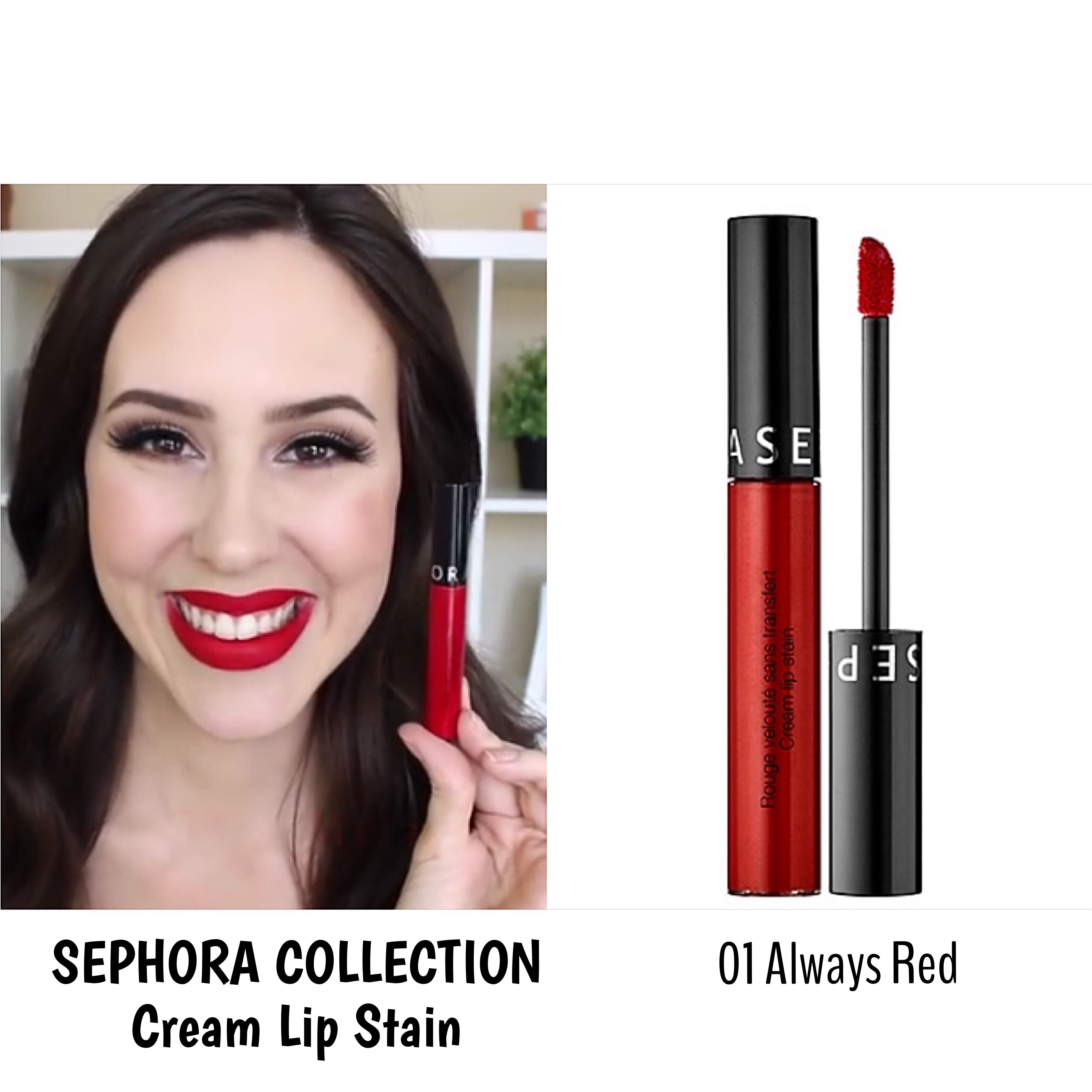 Cream Lip Stain 01 "Always Red"