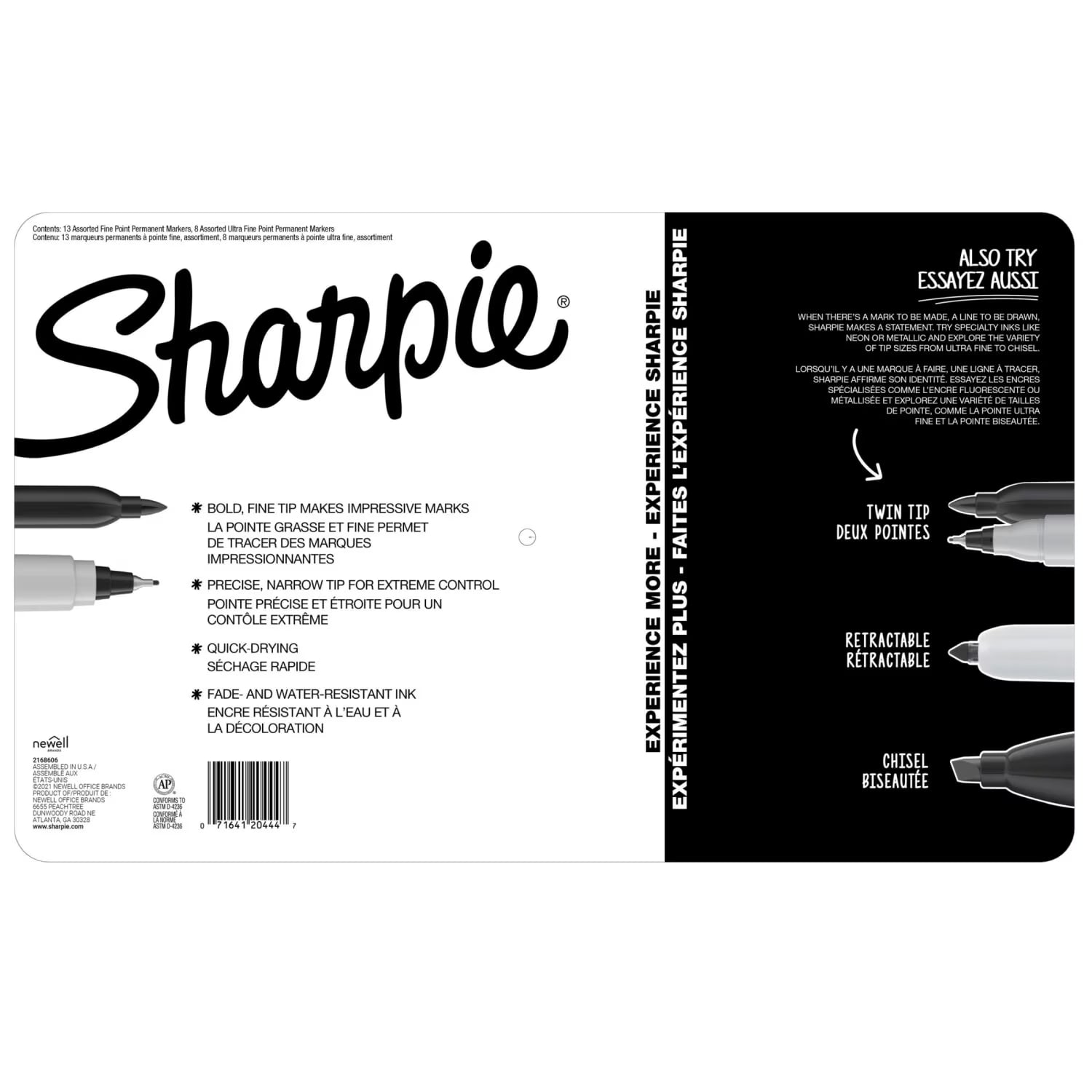 Sharpie Permanent Markers Fine and Ultra-Fine Points