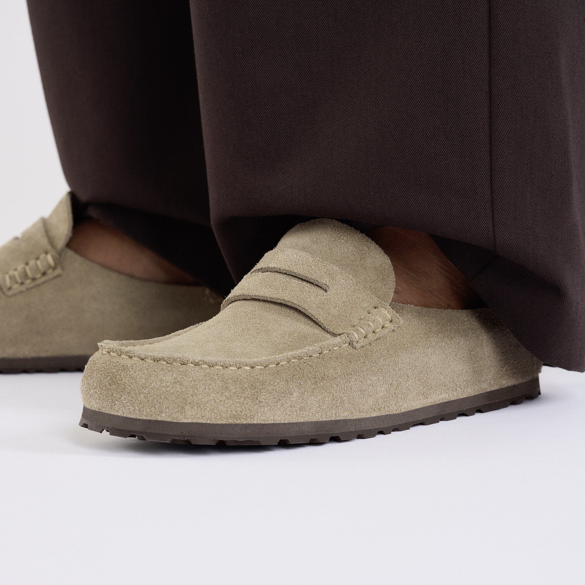 Birkenstock - Naples Wrapped | mocasines de ante cómodos casual