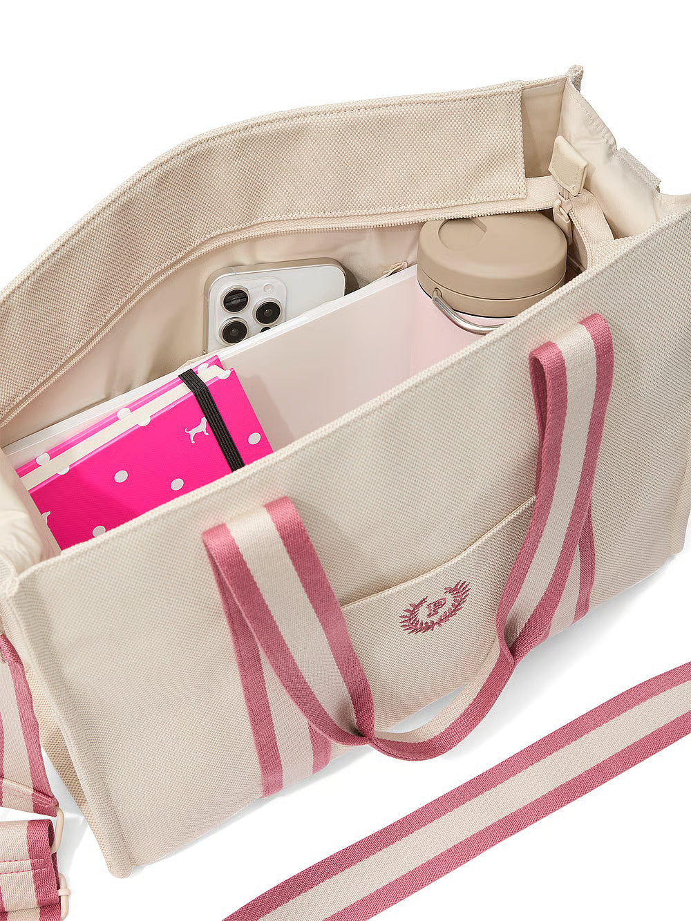 Crossbody Canvas Tote Bag
