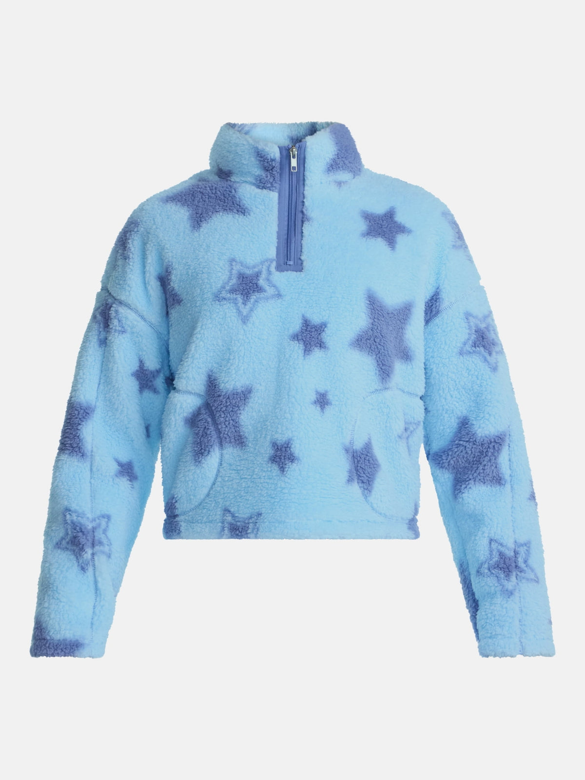 No Boundaries Faux Shearling Plush Pullover para mujer, NOB Star Light, fotografía complementaria de la sudadera #color_NOB Star Light