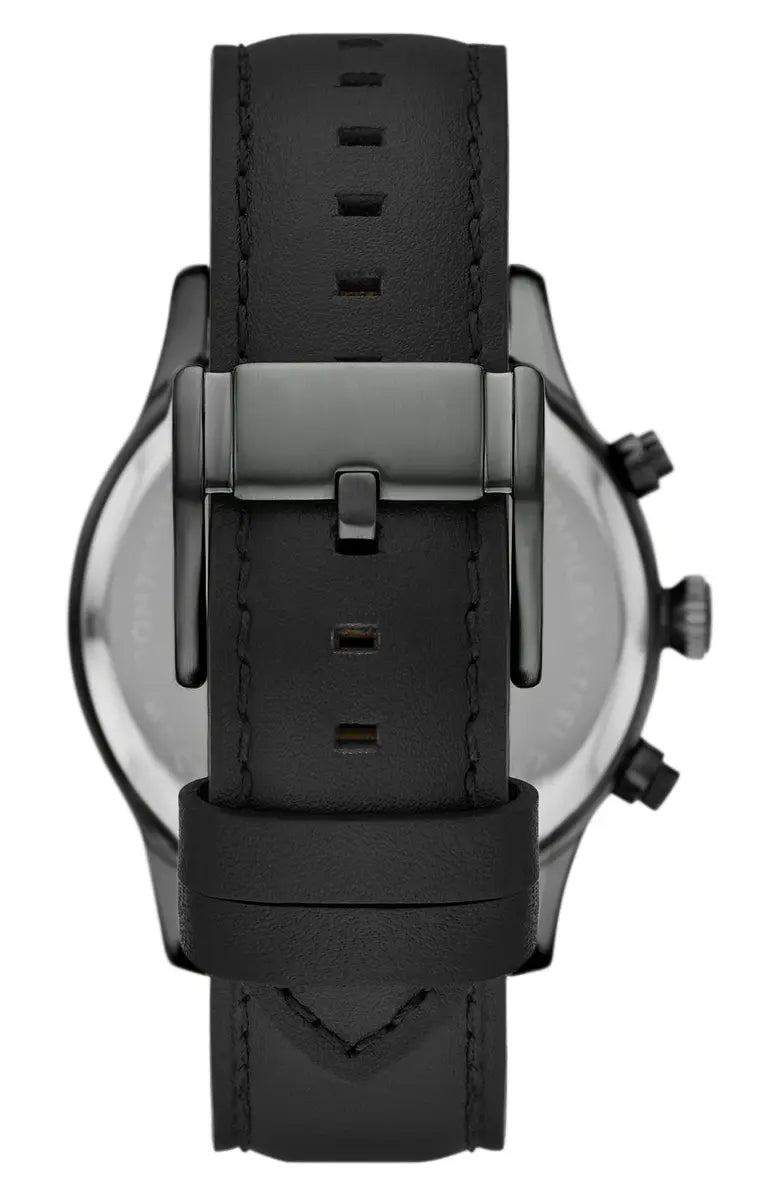 Bennett Chronograph Leather Strap Watch, 45mm