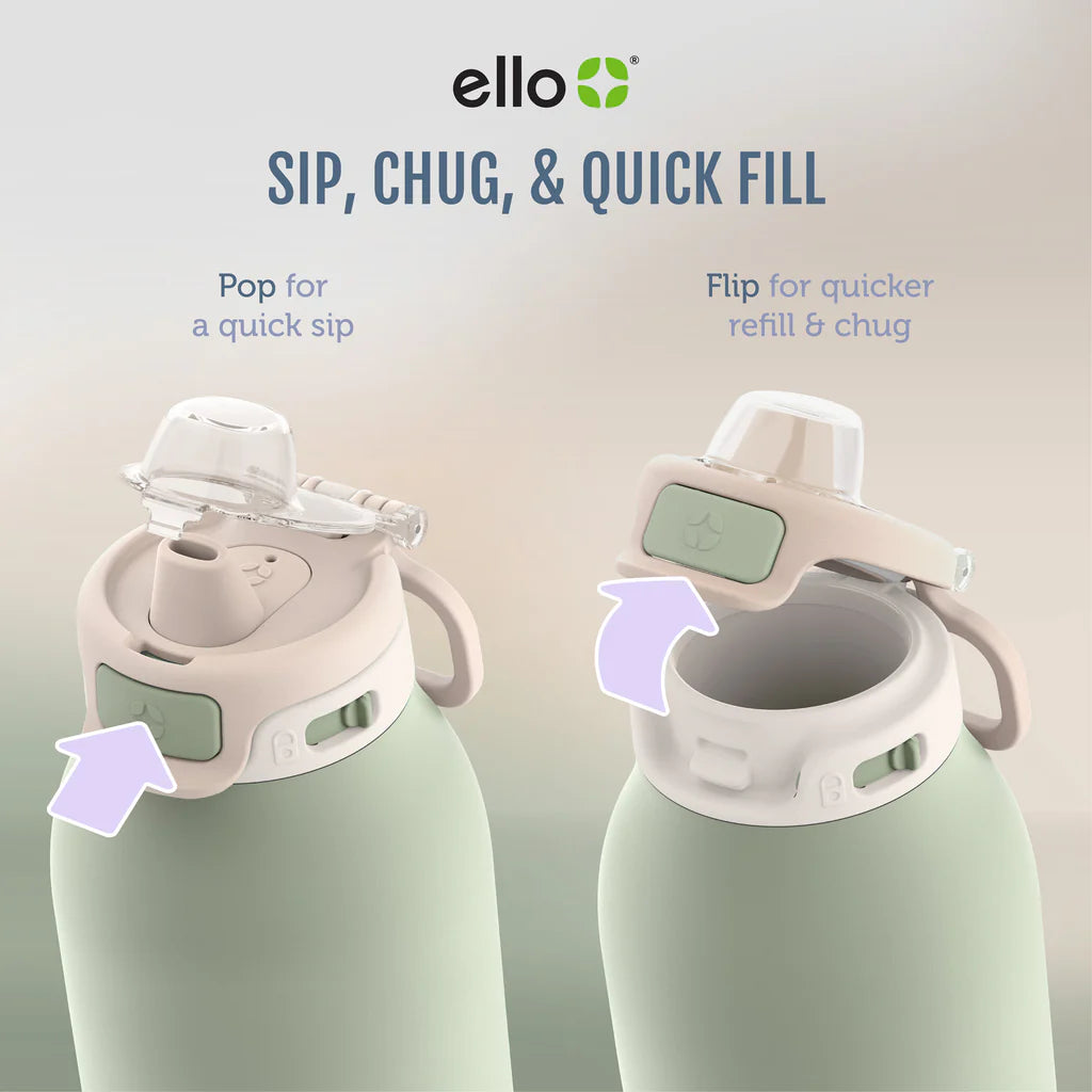 Pop Fill Stainless Steel Water Bottle