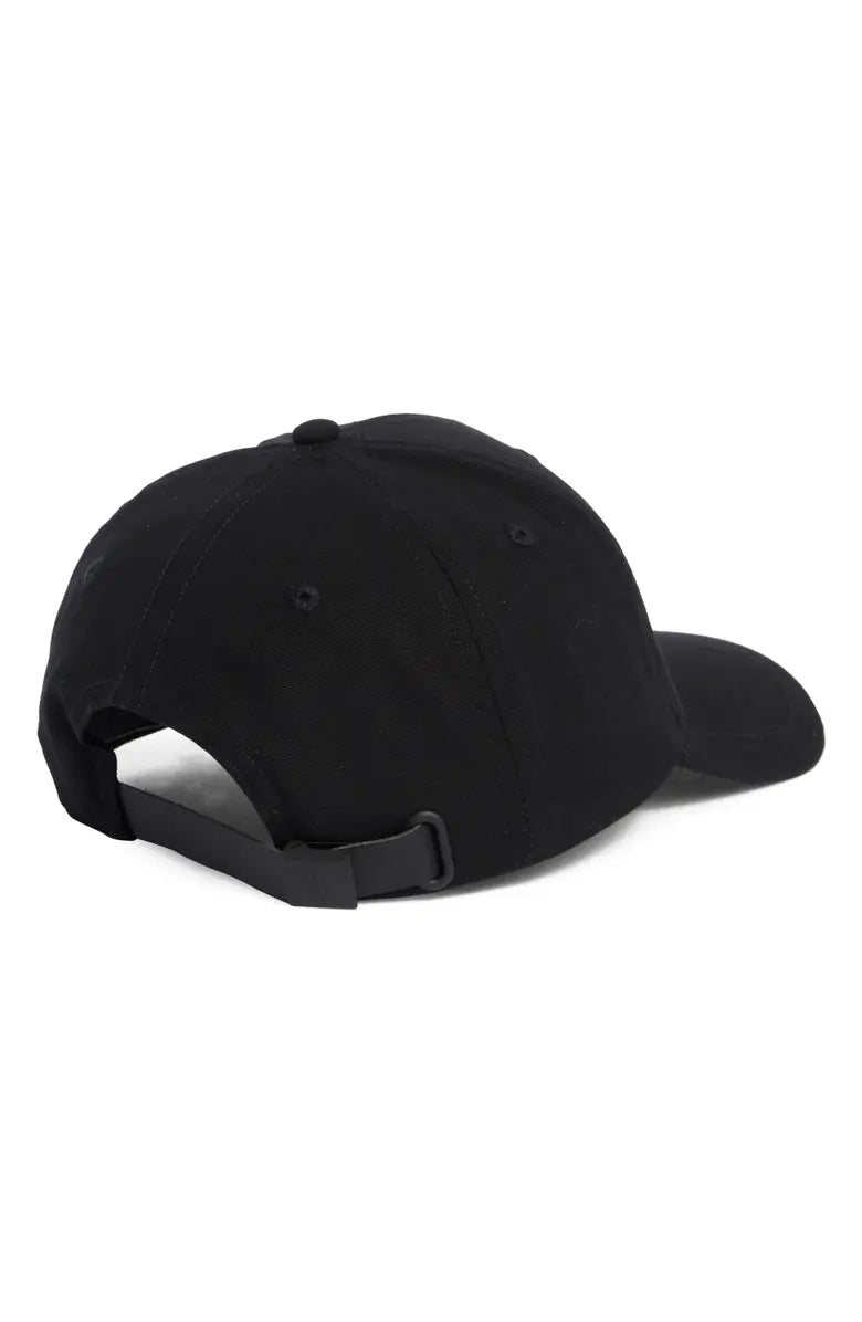 Gorra baseball negra de algodón AllSaints para mujer