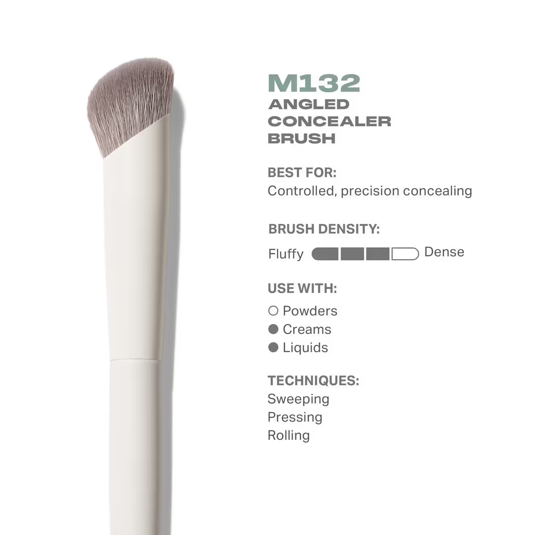 Morphe M132 Angled Concealer Brush para ojeras y nariz