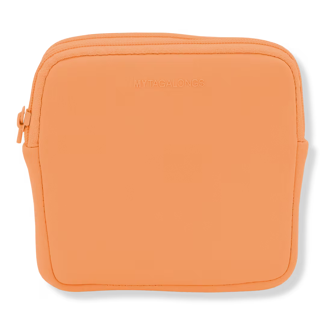 MYTAGALONGS Double Detachable Pouch apricot organizador de maquillaje doble desmontable