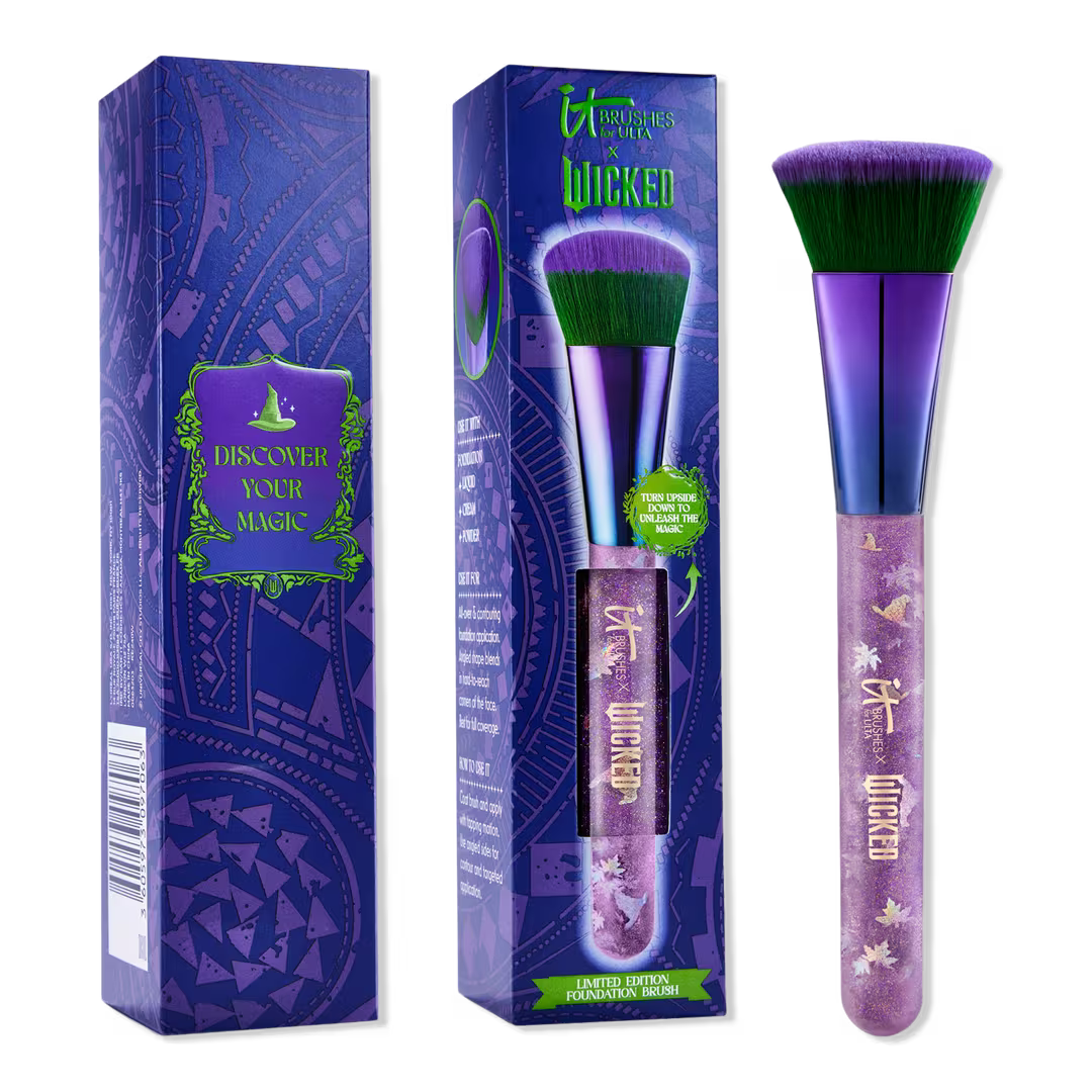 IT Brushes for ULTA x Wicked Limited-Edition Elphaba Foundation Brush