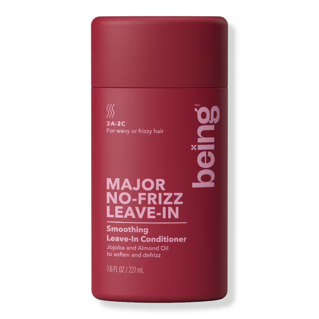 Being Major No-Frizz Smoothing Leave-In Conditioner para cabello con frizz