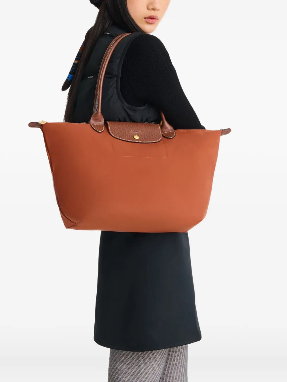 Le Pliage Original Bolso de Hombro L Celadon