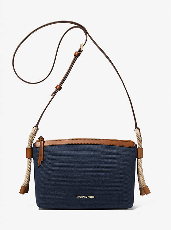 Michael Kors - Talia Medium Cotton Canvas Crossbody Bag | Bolsa para Dama