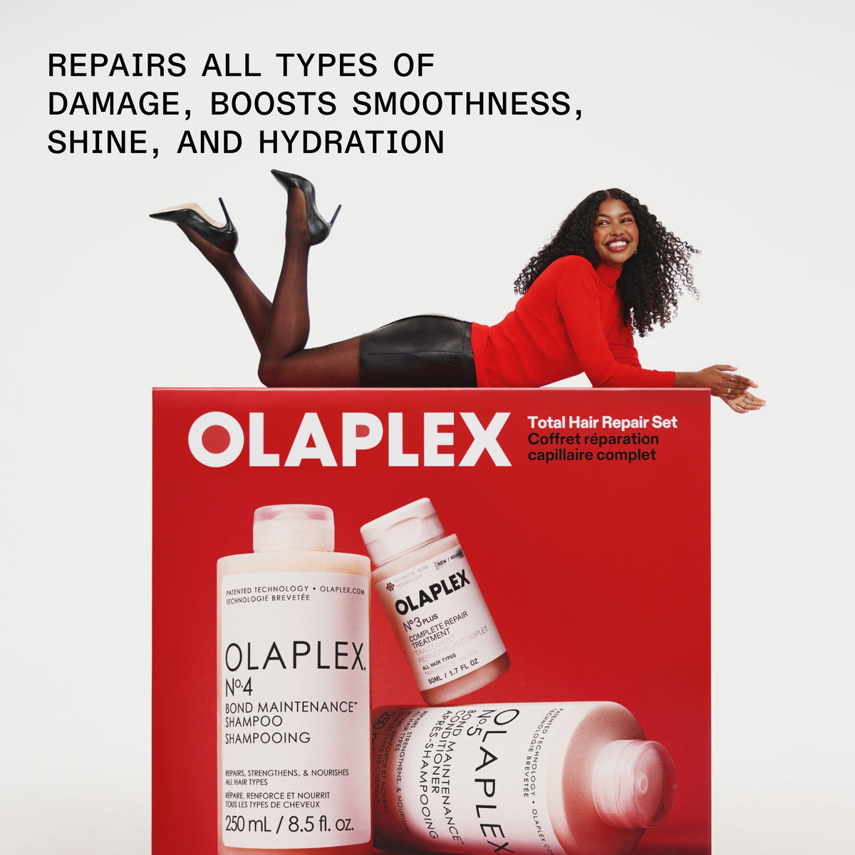 OLAPLEX Total Hair Repair Set — beneficios de la rutina de tres pasos, imagen 4