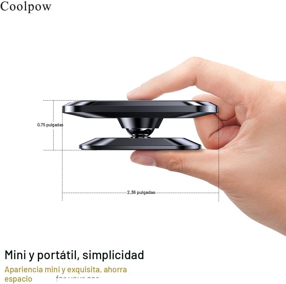 Soporte magnético de teléfono para el tablero del automóvil