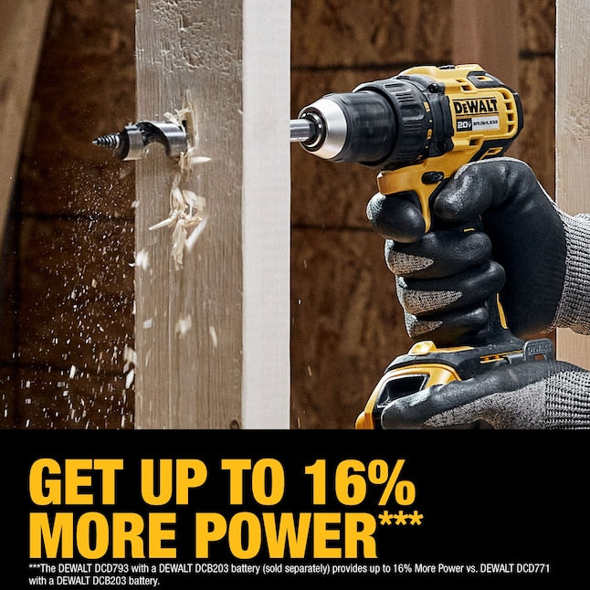 DEWALT 20-volt Max 1/2-in Keyless Brushless Cordless Drill 1 -Batteries Included (Soft Bag Included)