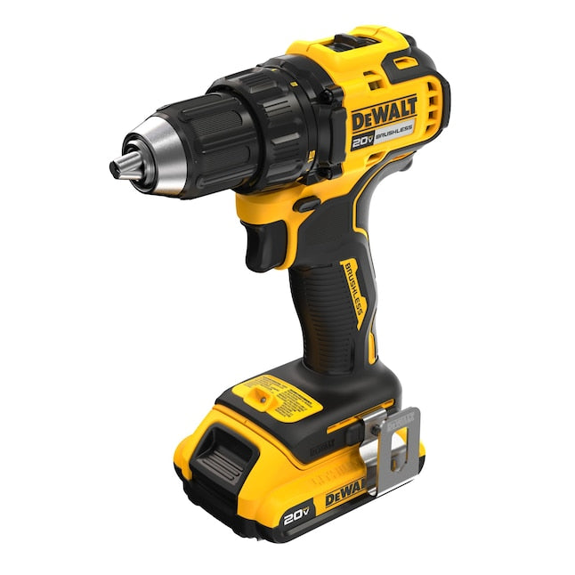 DEWALT 20-volt Max 1/2-in Keyless Brushless Cordless Drill 1 -Batteries Included (Soft Bag Included)