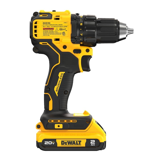 DEWALT 20-volt Max 1/2-in Keyless Brushless Cordless Drill 1 -Batteries Included (Soft Bag Included)