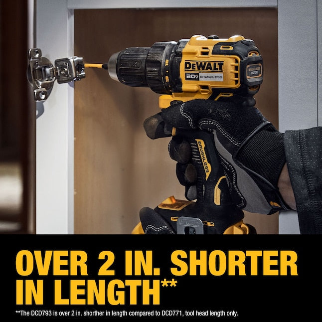 DEWALT 20-volt Max 1/2-in Keyless Brushless Cordless Drill 1 -Batteries Included (Soft Bag Included)