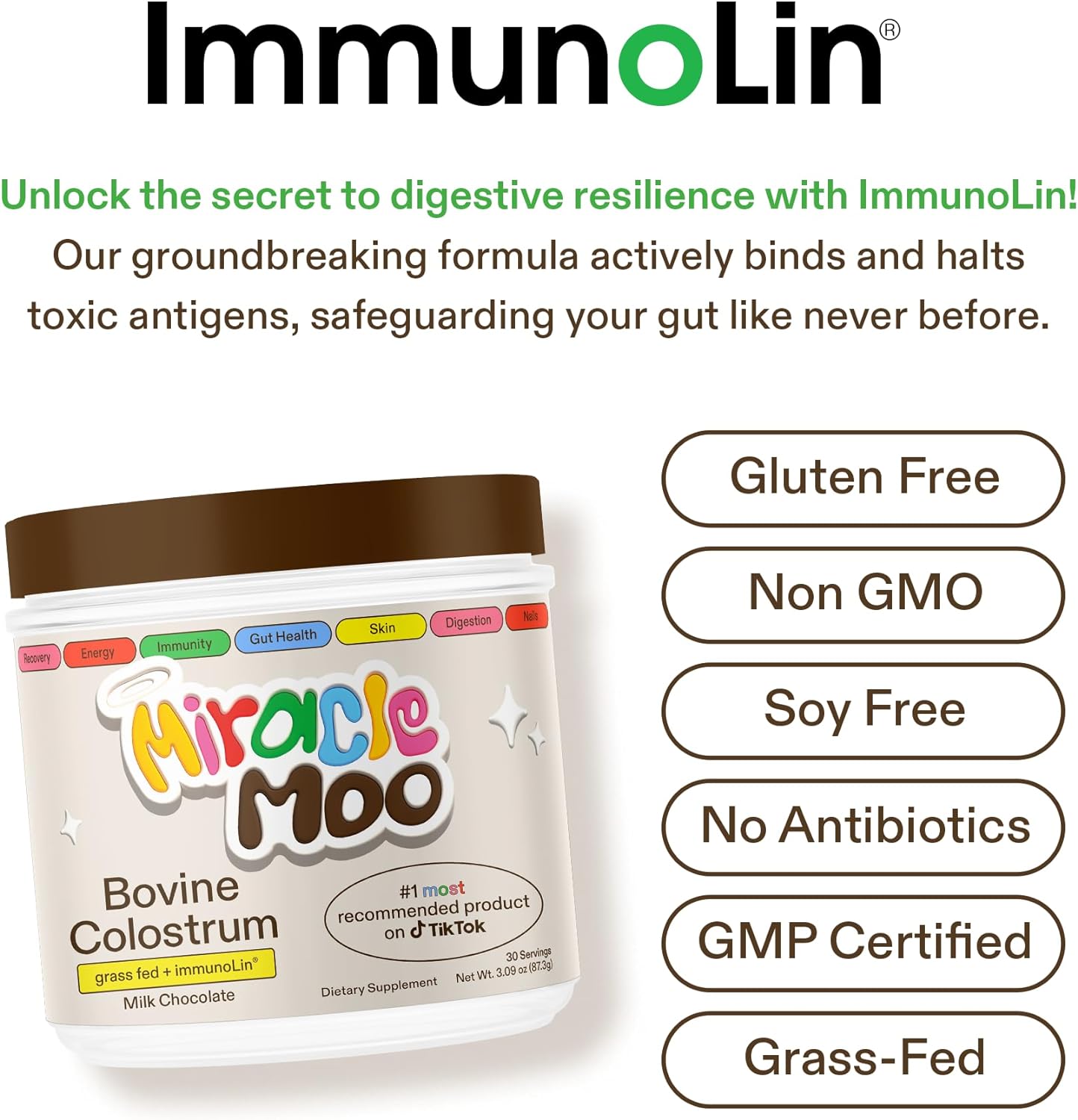Miracle Moo Colostrum de Chocolate
