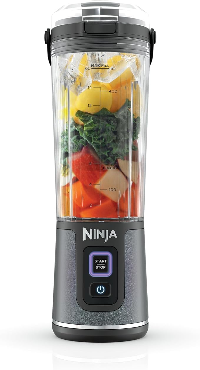 Licuadora portátil Ninja Blast™ de color negro