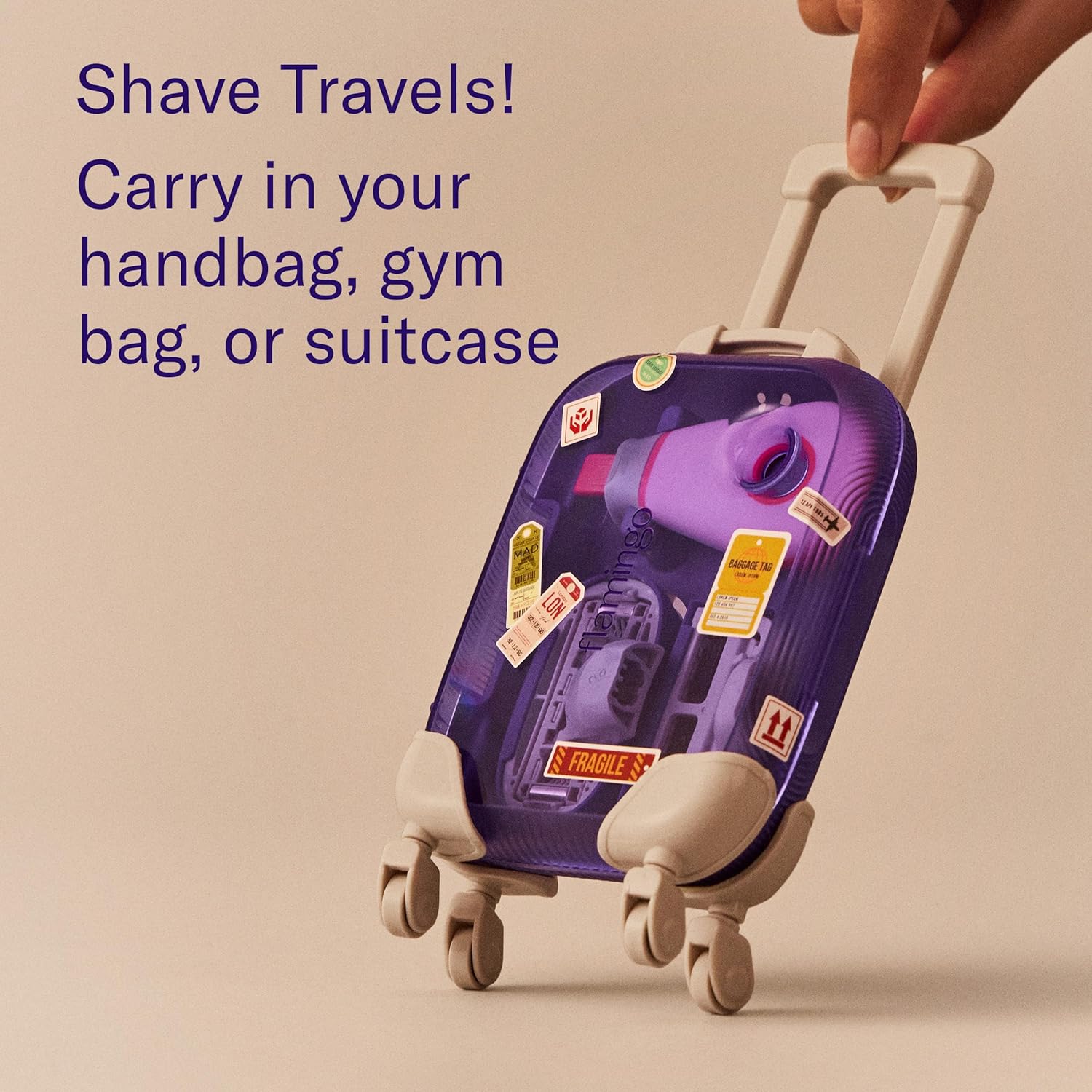 Kit de razuradora y espuma para afeitar