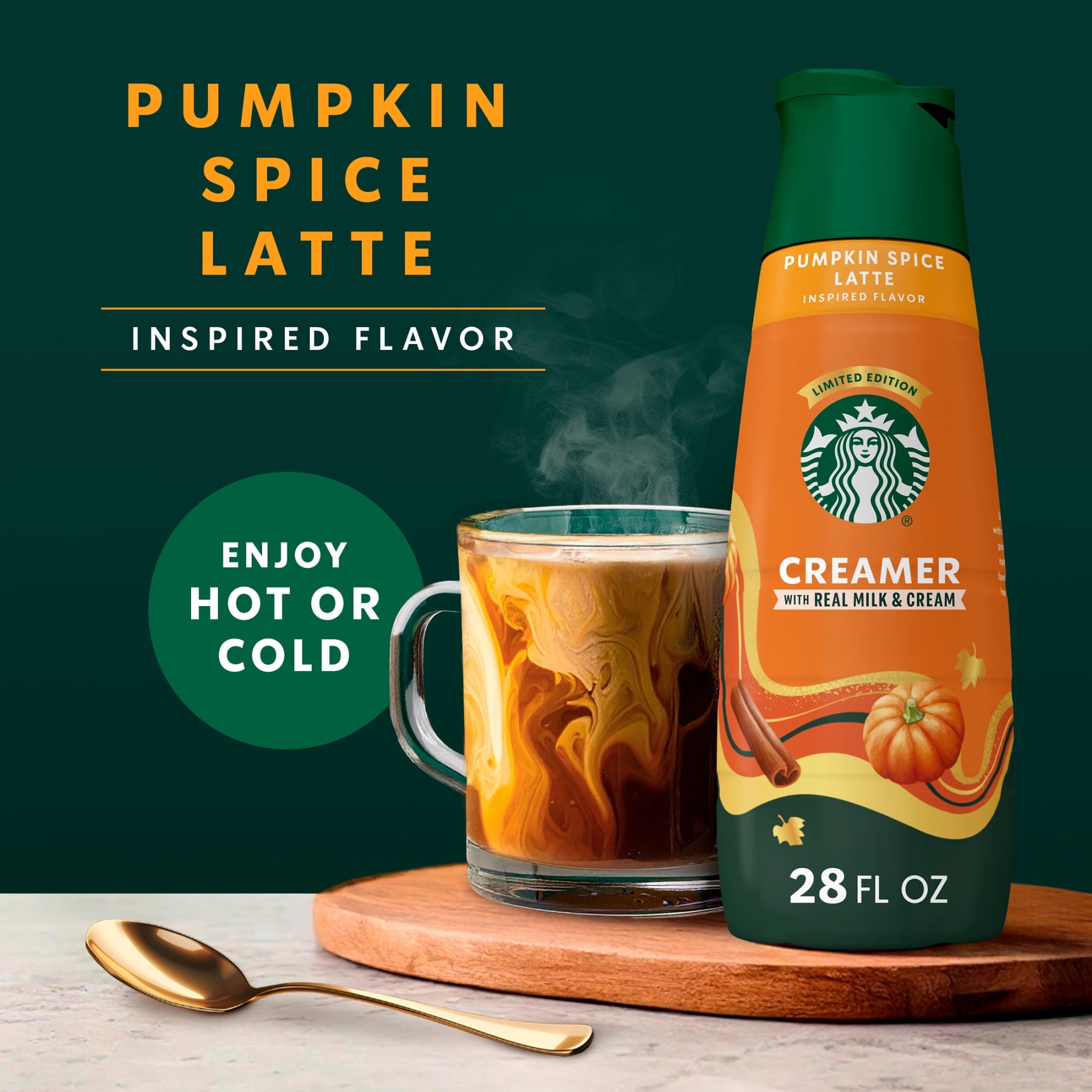 Pumpkin Spice Latte Inspired Liquid Coffee Creamer
