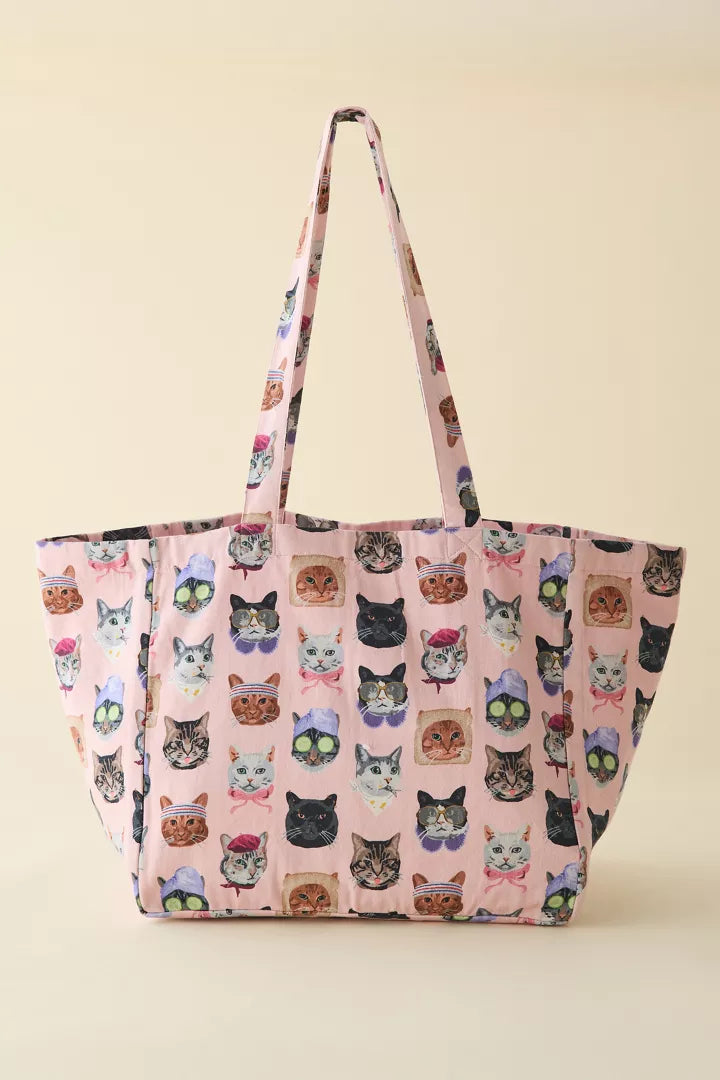 Mia Patterned Market Tote Bag
