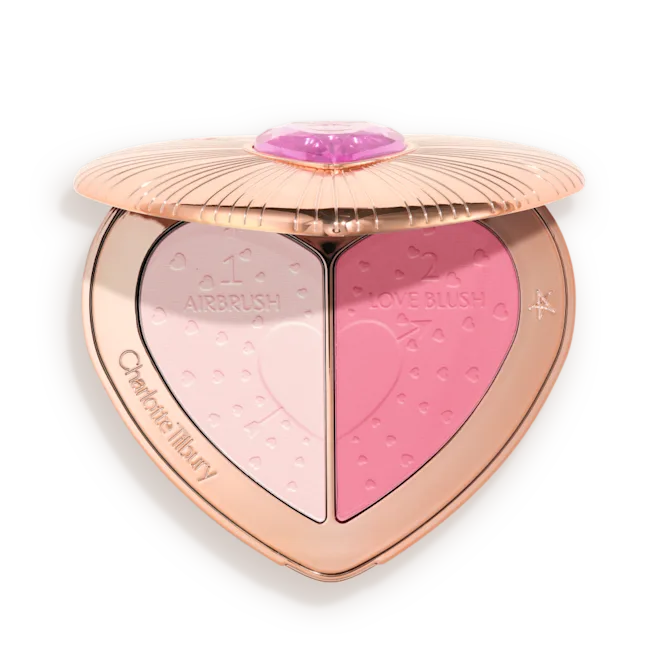 Pillow Talk Beauty Soulmates Airbrush Flawless Finish Brightening and Blush Powder Palette