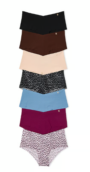 7-Pack No-Show Cheeky Panties - Talla M
