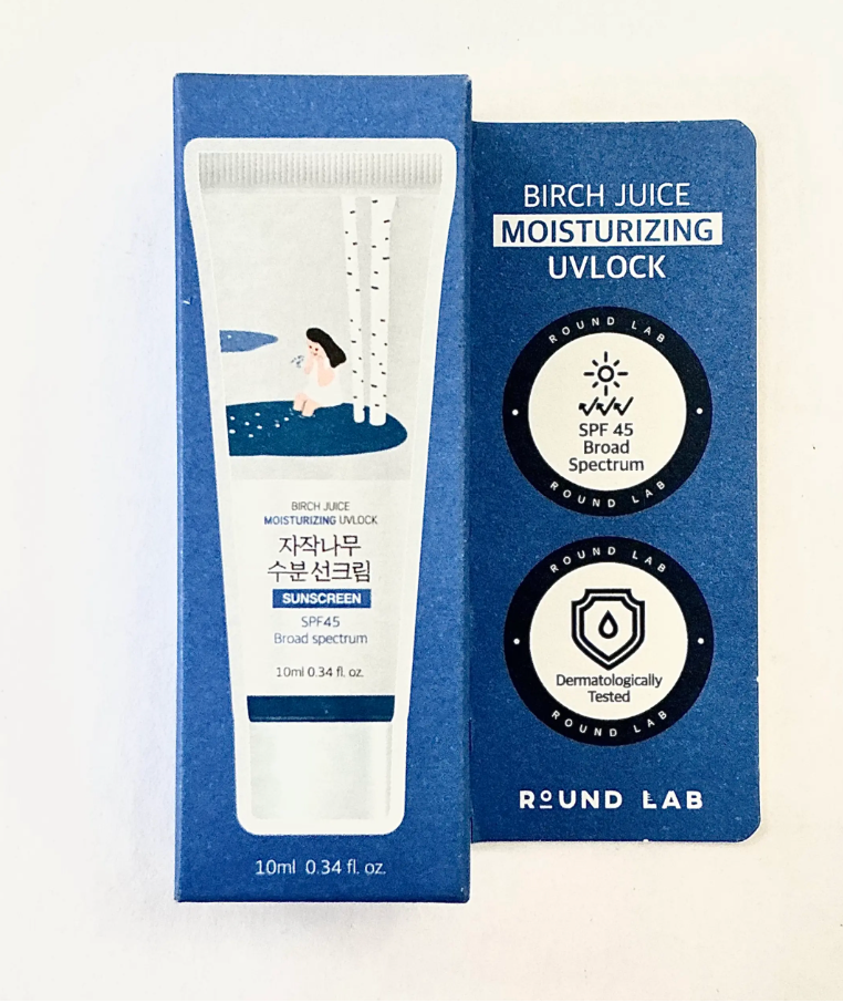 Birch Juice Moisturizing UVLOCK SPF 45 Trial Size - 10ml