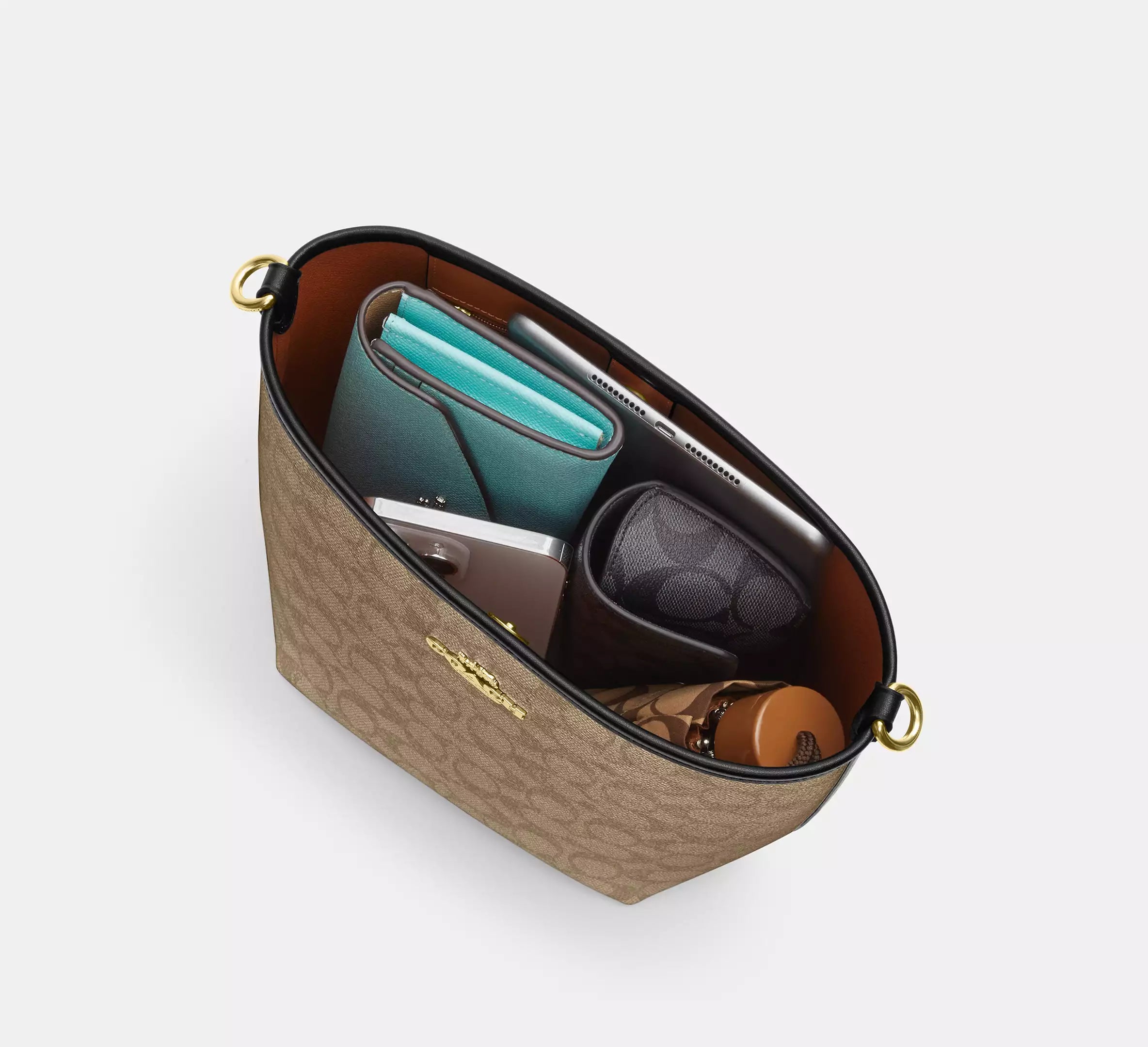 City Bucket Bag In Signature Canvas